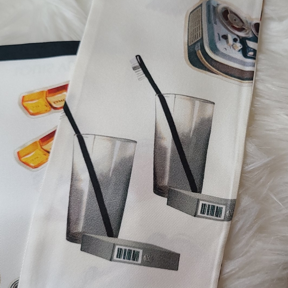 NEW LOUIS VUITTON SILK VERNIS STICKERS BANDEAU - Picture 9 of 16